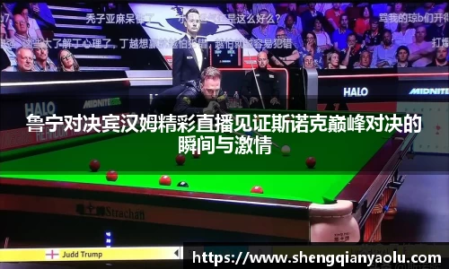 鲁宁对决宾汉姆精彩直播见证斯诺克巅峰对决的瞬间与激情